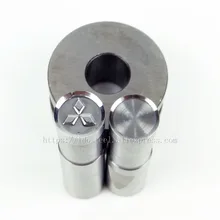 Three diamond 10mm Circle round Punch Press Mold Candy Punching Die Custom Logo Calcium Tablet Punch Pill Press Manual Die