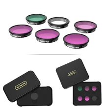 Sunnylife Combo Filters Set For Insta360 GO 2 Action Camera Accessories For Insta360 GO 2 Lens Filter ND4 ND8 ND16 ND32 CPL MCUV