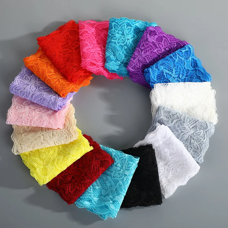 

2 yards/7.5cm wide lace fabric fashion nylon embroidery lace decoration lace ribbon home decoration tablecloth sofa sweater wrap