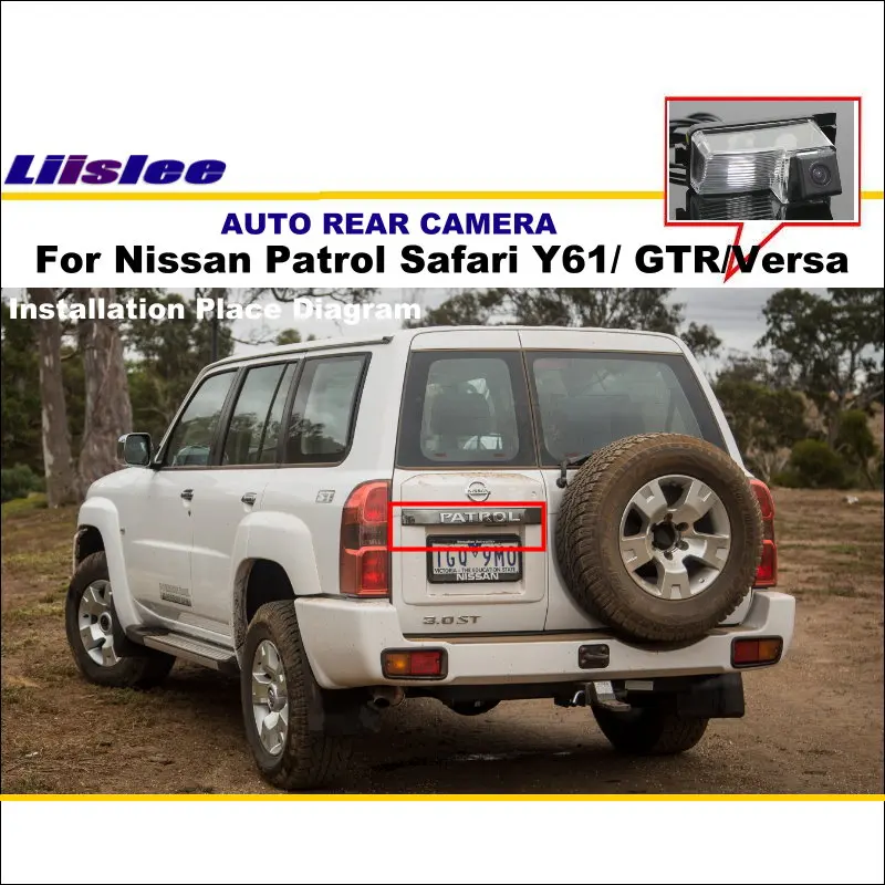 Камера заднего вида Liislee для Nissan патруль Safari Y61 GTR Versa CCD камера с ночным видением