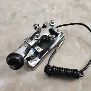 

K4 Key Shortwave Radio Morse Key Cw Hand Key Heavy Key 3.5mm Plug