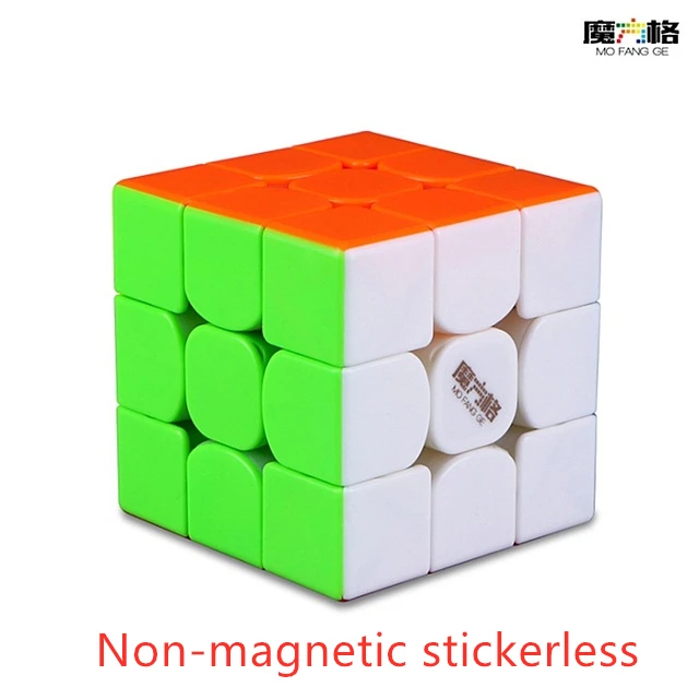 Non-magnetic color Qiyi 3x3x3 куб Thunderclap V3 Магнитный 3x3x3 волшебный куб qiyi 3x3 Магнитный скоростной куб 3x3x3 Магнитный куб 3x3 головоломка куб игрушки - Цвет: Non-magnetic color