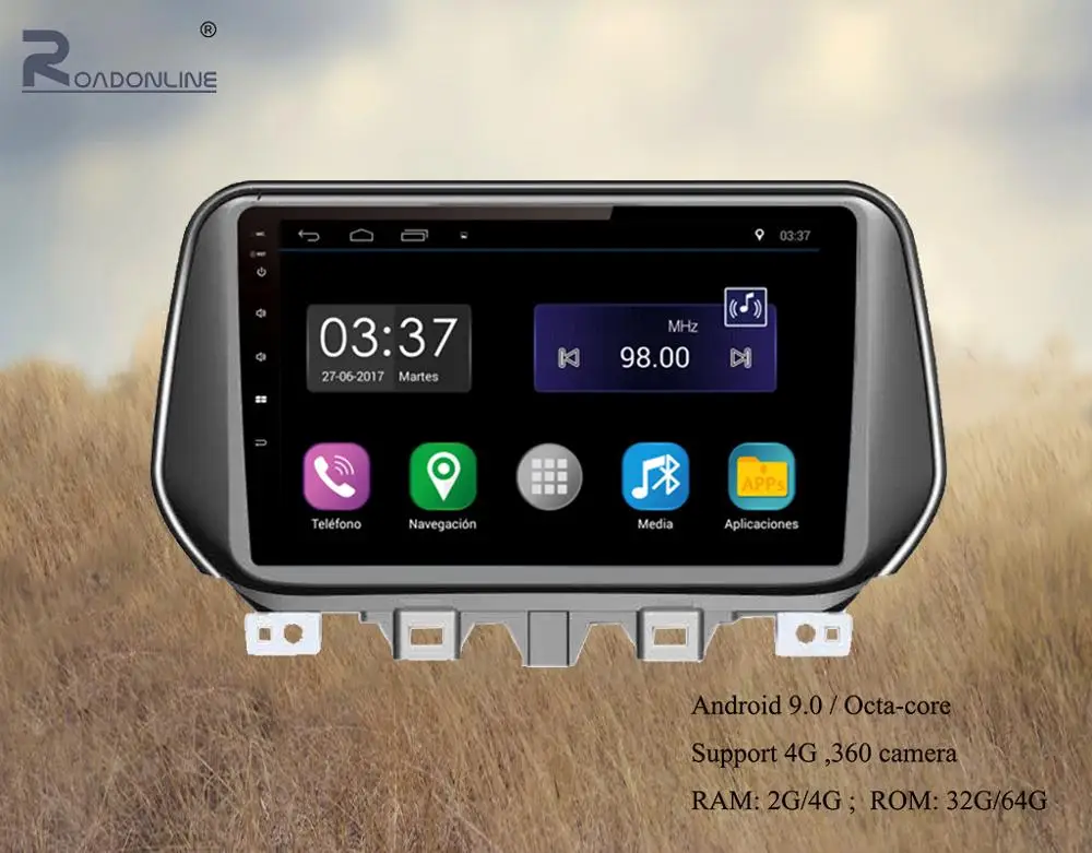 

2din 9"Android 8.1 car radio,GPS navigation suitable for 2019 Tucson stereo multimedia player,DVD,RDS,MP3,MP4,Bluetooth