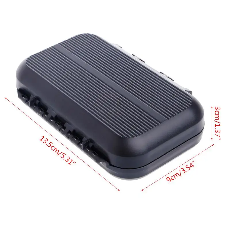 

Portable Waterproof Fly Fishing Lure Bait Trout Flies Storage Box Case Container Y51D