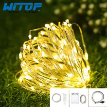 String-Lights Decor Lamps LED Party-Decoration Fairy Wedding Christmas Outdoor Garland