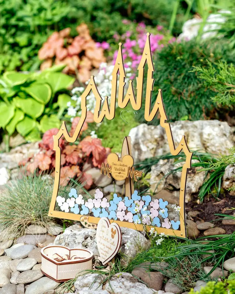Transparent Wedding Guest Book, Wedding Guest Book Alternative, Castle Wedding, Transparent Book,Transparent Weddin