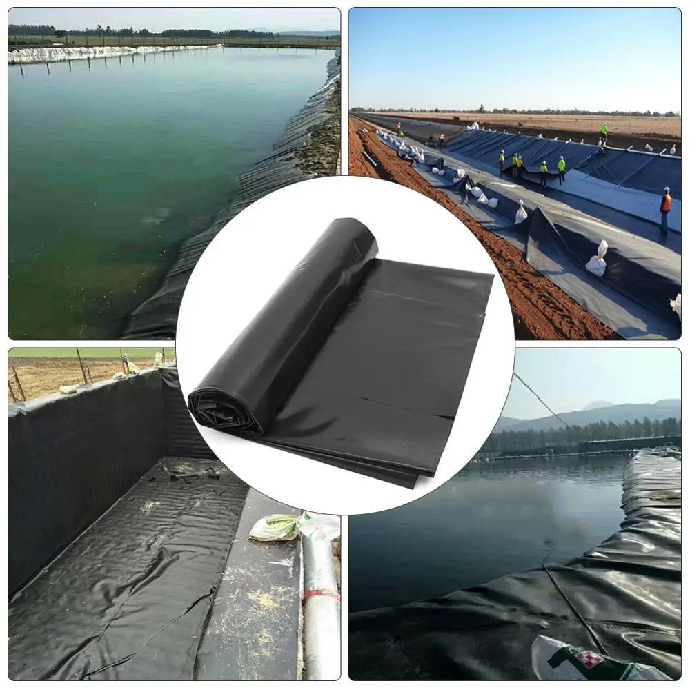 HDPE подкладка для рыбного пруда усиленные садовые бассейны тяжелый Ландшафтный