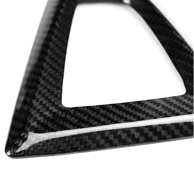 Auto Schaltknauf Abdeckung Trim True Carbon Fiber Kompatibel mit BMW M2 F87  M3 F80 M4 F82 F83 M5 F10 X5m F85 X6m F86 Lhd Rhd Schutz