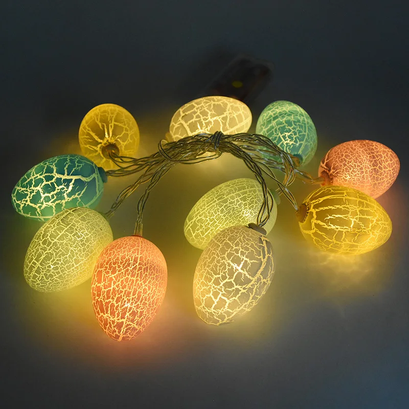 1.6m Creative Easter Egg Rabbit Led String Light Diy Easter Party Home Decoration Light Garland Outdoor Holiday Wedding Ornament