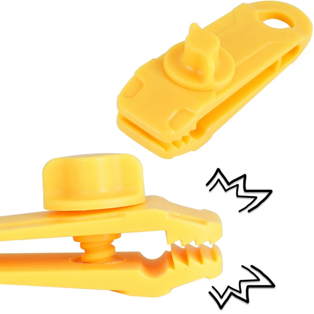 Heavy Duty Camping Tarp Clips Tent Awning Clamps Guyline Fastener Durable Lightweight Portable Outdoor Camping Accessories