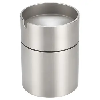 

Stainless Steel Car Ashtray Smokeless Car Cigarette Ash Holder