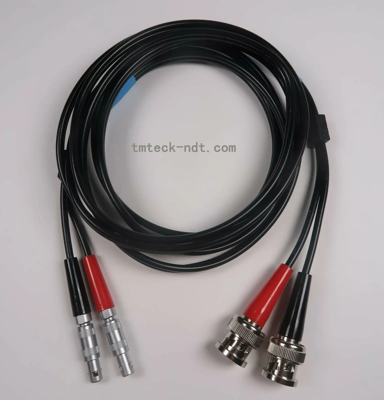 compatible with style  Lemo00 to BNC Dual Industrial coaxial cables RG174 ultrasonic cable for flaw detector