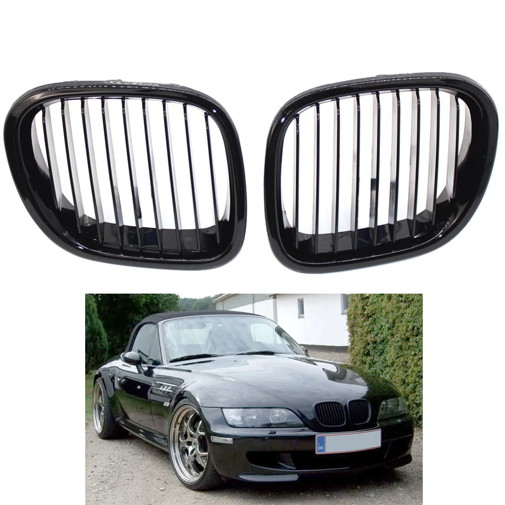 Замена для BMW Z3 1996-2002 автомобильный тип 1 пара передняя решетка черная Левая Правая боковая решетка 51138412950 51138412949