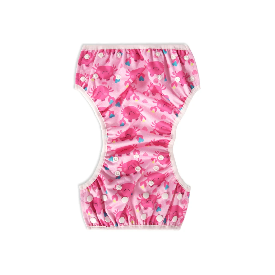 HappyFlute 1PC Baby Summer Breathable Mesh Fabric Adjustable Pool Pant Swimming Pool Diaper Cover Reusable Washable Baby Nappy