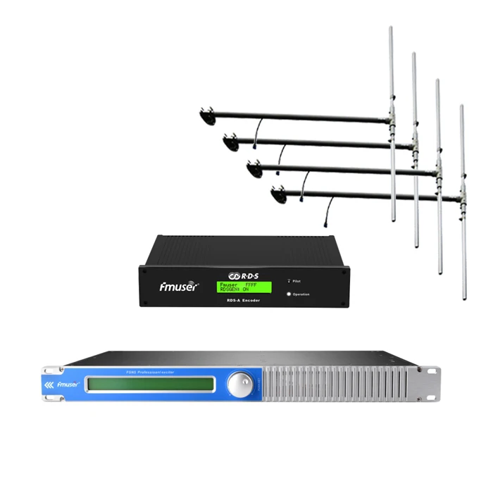 FMUSER FM Transmitter+DP100 antenna with RDS encoder1