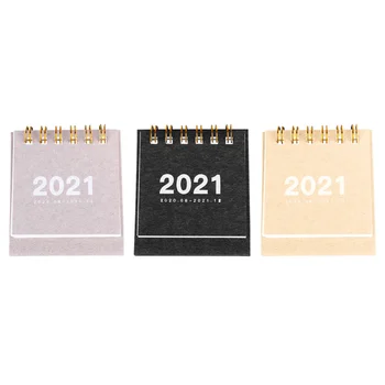 

1 Set Portable Creative Fashion Durable Decor Desktop Calendar for Tabletop School Decor Desktop