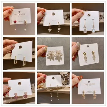 

30 Pairs/lot fashion classical women earrings wholesale small size earring jewelry lot 201031-75