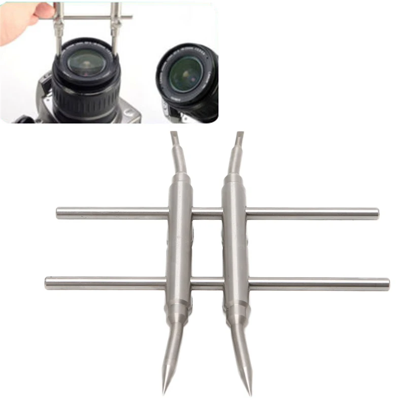

New Spanner Camera Lens Repair Kits Stainless Steel Open Tools for DSLR 25-130MM