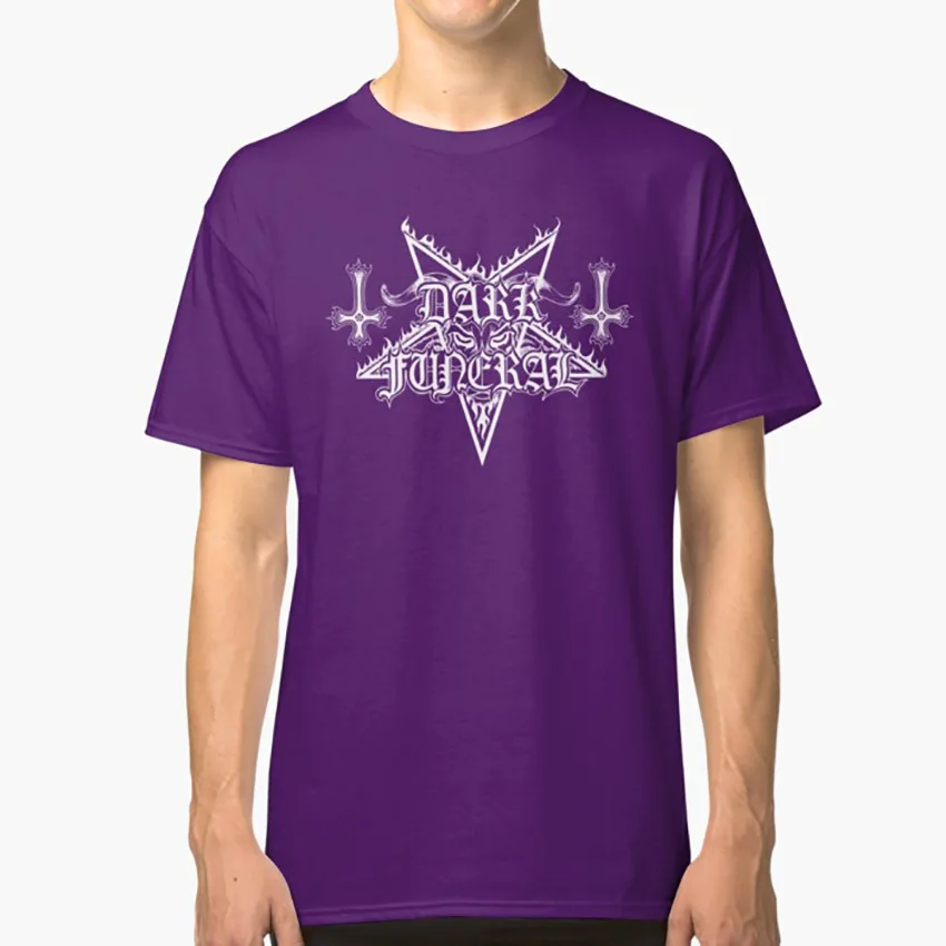 Dark Funeral T Shirt Metal Black Band Burzum | Мужская одежда