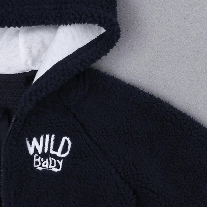 Oeak верхняя одежда для холодной зимы; пуловер с капюшоном и ушками животных; топы для новорожденных; теплая одежда с длинными рукавами для маленьких мальчиков и девочек