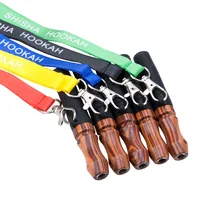 Мундштук для кальяна, деревянная веревка, ремешок для рта, наконечники для Шиши, хича, наргиле, аксессуары для кальяна, с ремешком