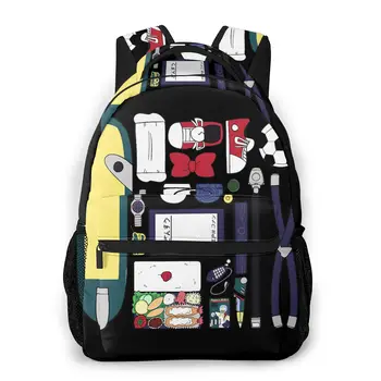 

Detective Conan Gadgets Backpack for Girls Boys Travel Rucksack Detective Conan Printing