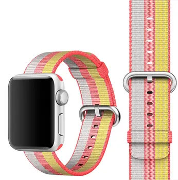 

Fashion Strap For Apple Watch Band Apple Watch 5 4 3 Band 44mm 40mm iWatch Band 42mm 38mm Woven Nylon Bracelet Belt