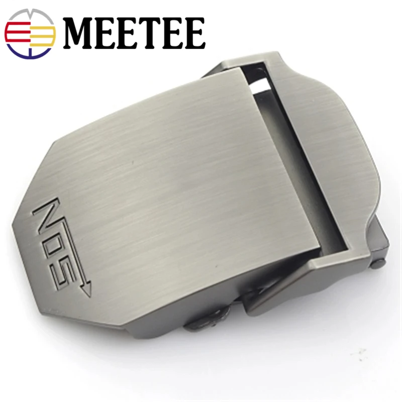 Металлический ремень Meetee шириной 3 8 см мужской тактический с пряжкой из сплава