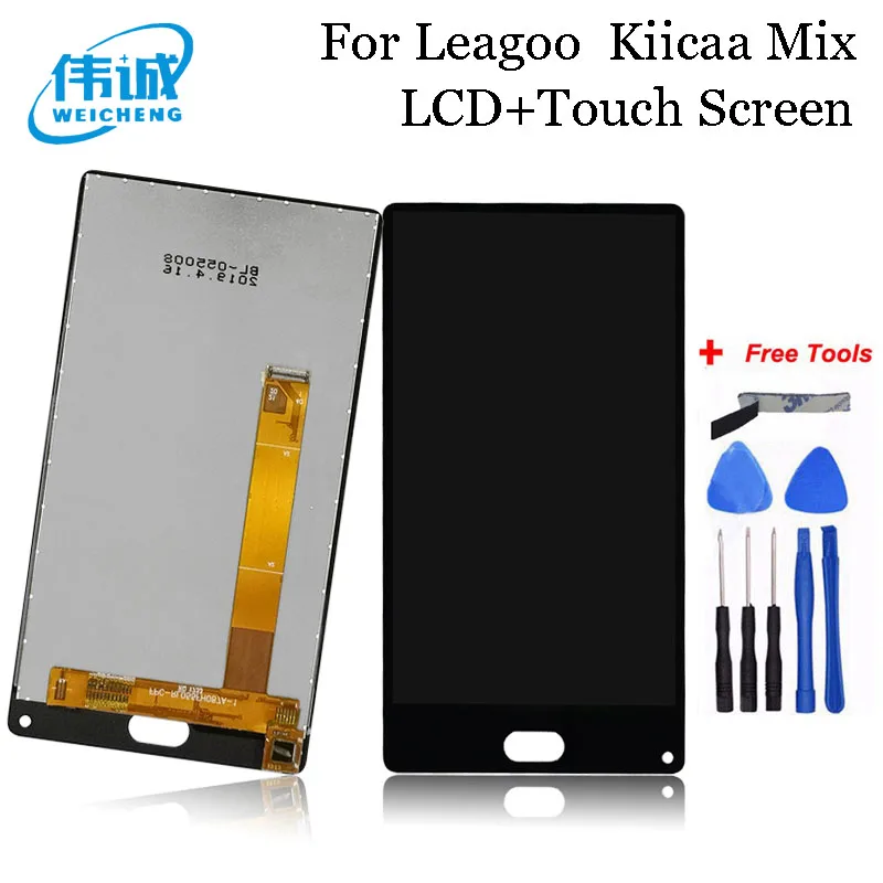 Ceny 5.5 dla LEAGOO Kiicaa Mix wyświetlacz LCD i ekran dotykowy Digitizer montaż akcesoria do telefonów dla Kiicaa Mix naprawa część + narzędzia
