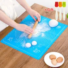 Non-Stick Silicone Baking Mat Dough Rolling Mat Heat Resistant Pad Pastry Board Silicone Pastry Mat with Measurement premium superior quality norpro silicone pastry mat with measures