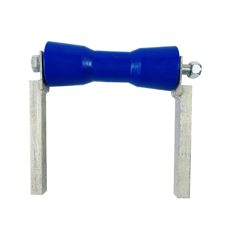 EgoTrailer 1pc Boat Trailer Keel Roller 8" Blue Hard Plastic PE 200mm Self Centering trailer accessories parts