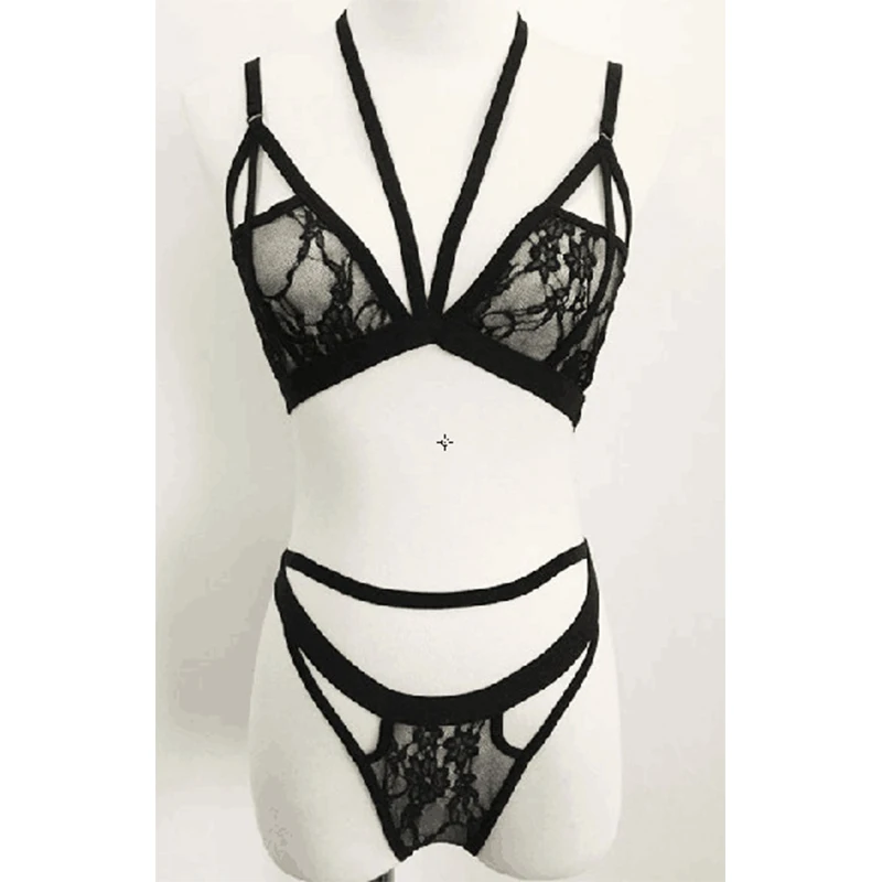 Эротическое нижнее белье женское прозрачное Трехточечное Нижнее стринги