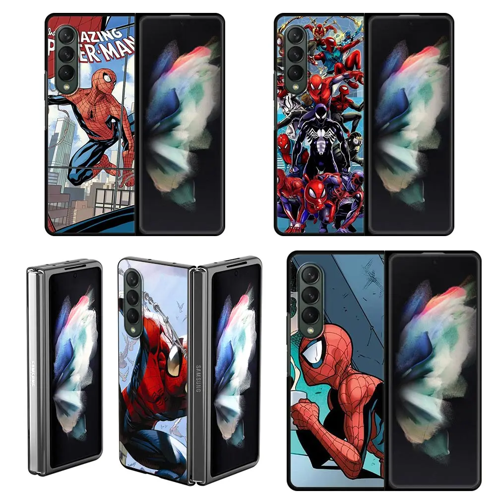 Твердый чехол для телефона с супергероями Марвел Человек-паук Samsung Galaxy Z Fold3
