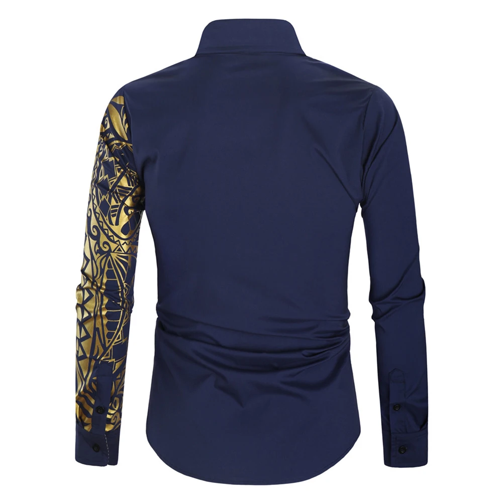 Роскошная мужская рубашка, новинка, тонкая, с длинным рукавом, Camisa Masculina Chemise, мужская, для общественного клуба, нарядная рубашка