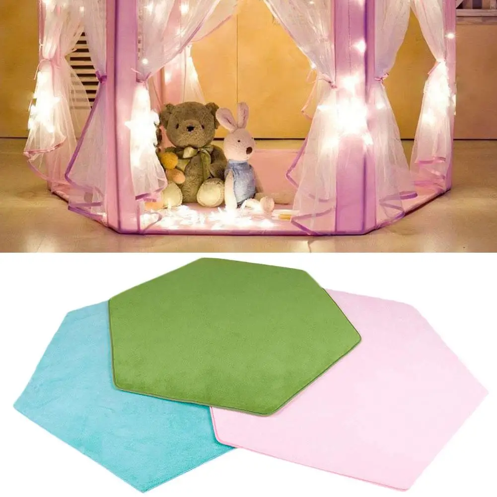 

Children's Indoor Climbing Blanket Plus Soft Silk Wool Golden Velvet Carpet Mat Thick Pile Washable Mat Round Carpet