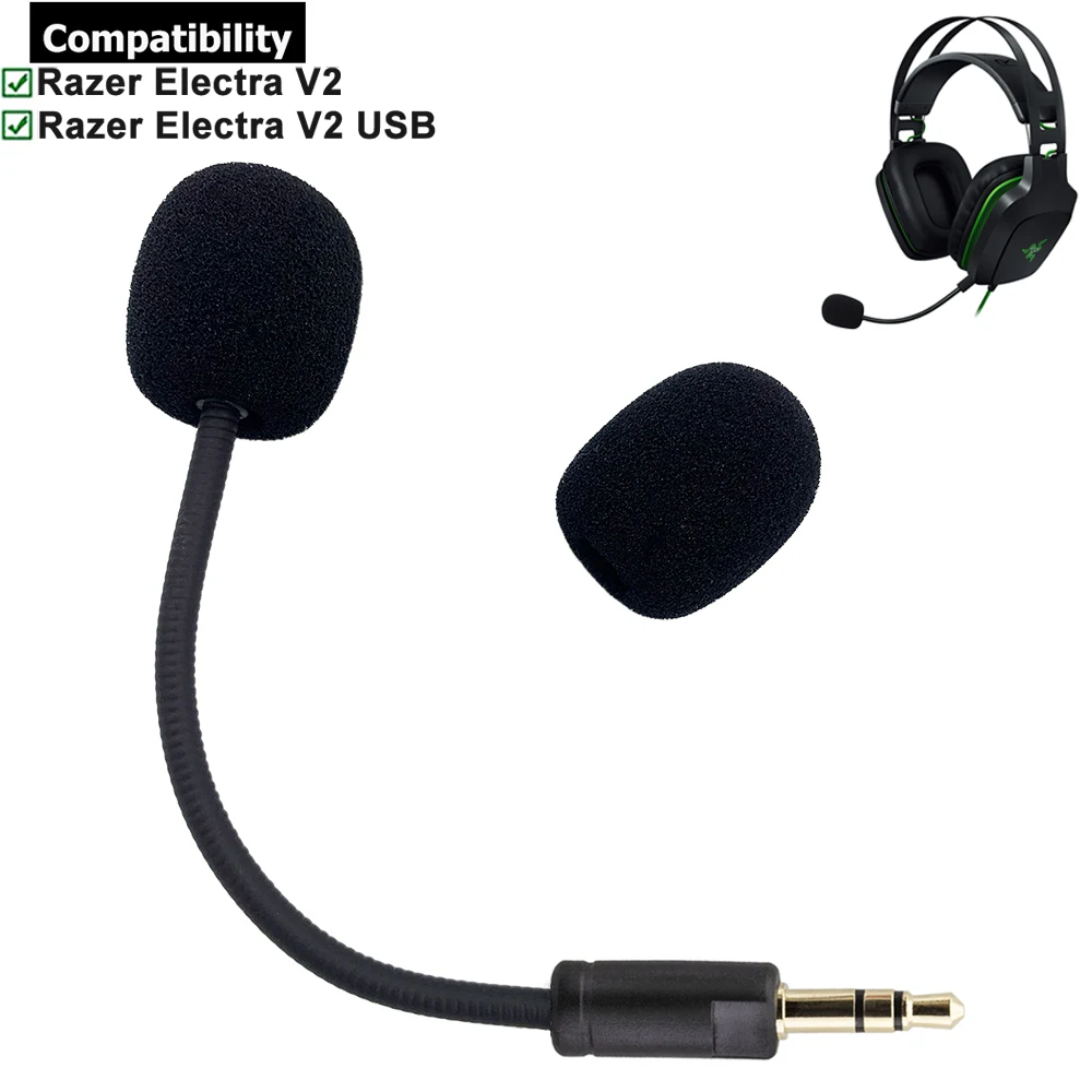 Сменные наушники с микрофоном Aux 3 5 мм TRS для Razer Electra V2 USB 7 1 игровая гарнитура