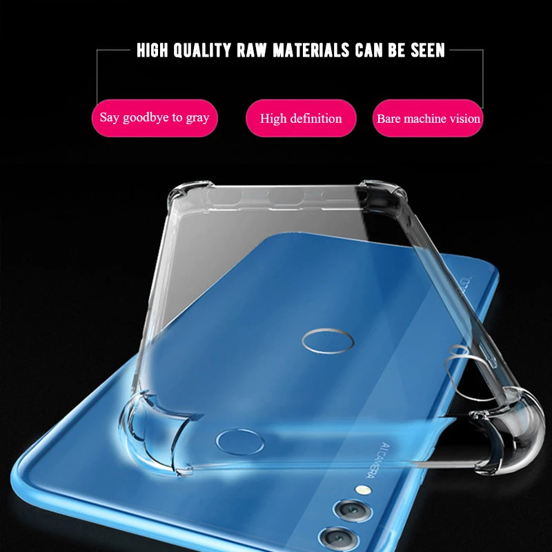 Роскошный прозрачный мягкий чехол из ТПУ для телефона HUAWEI Honor 6C 7C Pro 5 99 Scase