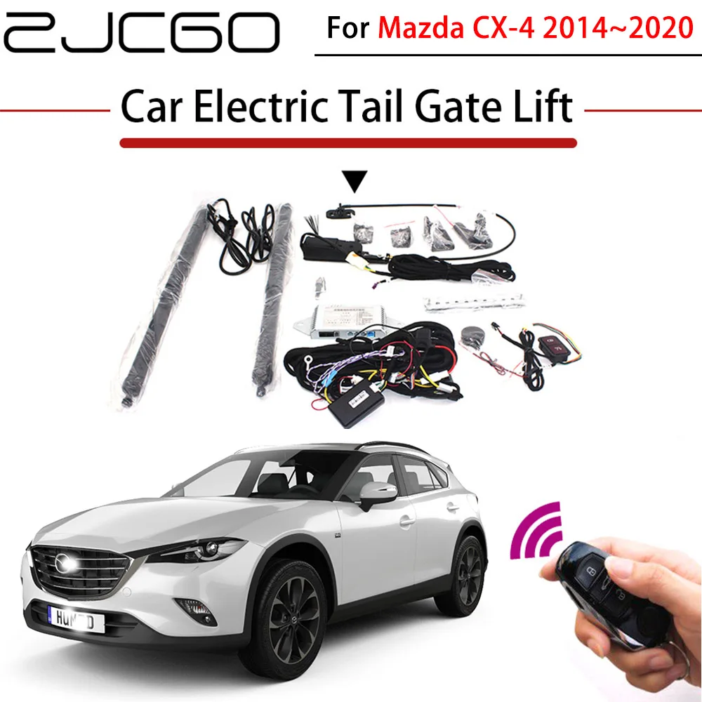 

ZJCGO Car Electric Tail Gate Lift Trunk Rear Door Assist System for Mazda CX-4 2014~2020 Original Car key Remote Control