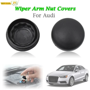 

2Pcs Car Front Windscreen Wiper Arm Nut Cap Bolt Cover For Audi A1 A2 A4 B5 B6 B7 B8 A6 C4 C5 C6 C7 Q3 Q5 R8 TT OE# 5N0955205