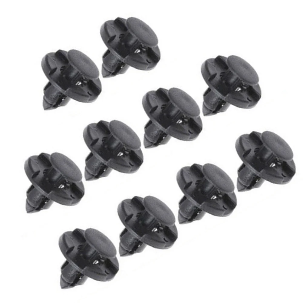 100x For Nissan Car Fender Rivets Fastener Bumper Push Clips Mud Flaps Accessory