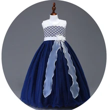 Сетчатая детская одежда платье для девочек на Хеллоуин летнее платье в европейском и американском стиле, модное элегантное кружевное красивое girl3-13 с длинными лепестками