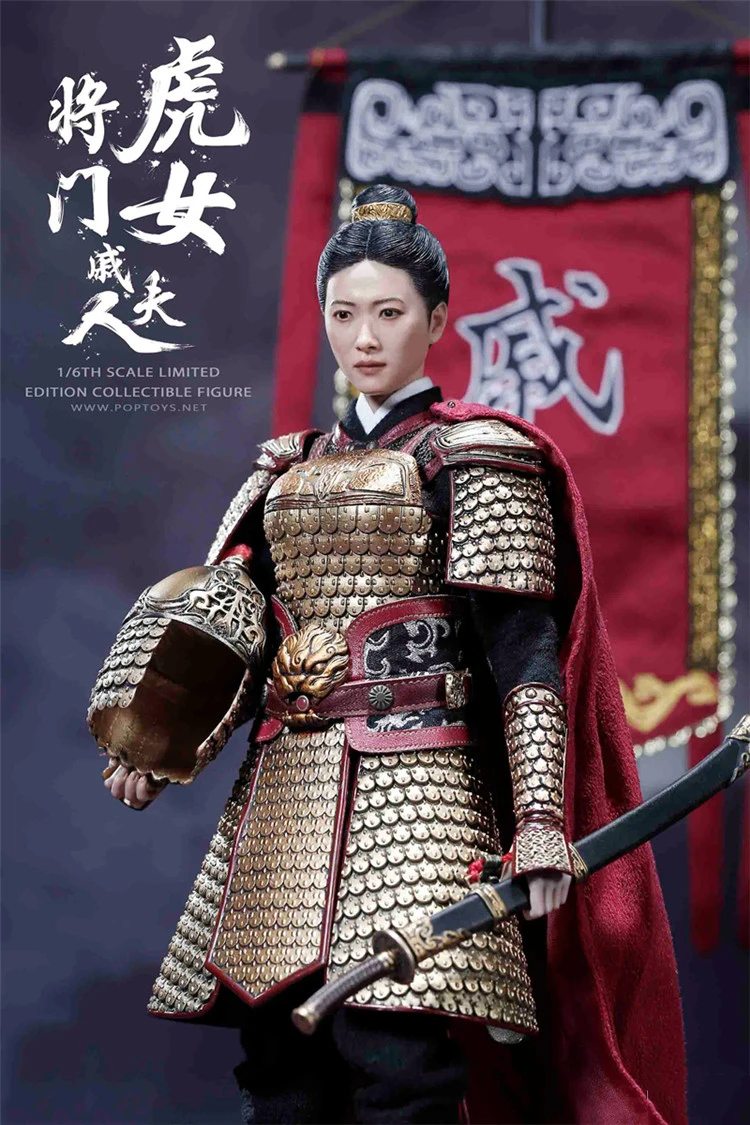 EX020 1/6 полный набор древних китайских героев Mrs Qi Lady General Mu Guiying принимает команду 12 ''модель фигурки для фанатов подарок