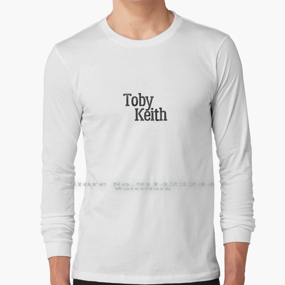 Maglietta A Maniche Lunghe Toby Keith Distressed Design Tee Toby Keith Country Music Testo Della Contea Per Adulti Canzone Birra Cavalli Solo Rosso