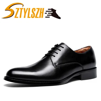 

Fashion Brand Men Shoes Men Genuine Leather Shoes Casual Men Shoe Luxury Classic Business Formal Oxfords Breathable Driving Shoe