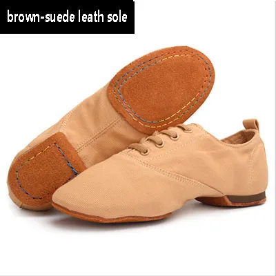 indoor-brown Женская танцевальная обувь, кожа/резиновая подошва, красная латинская/Самба/Джаз танцевальная обувь для мужчин Wo Мужская черная обувь, плоская подошва 1 см, танцевальная обувь, EU30-45 - Цвет: indoor-brown