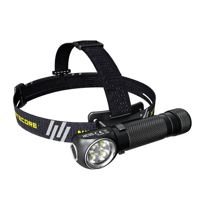 Светодиодный налобный фонарь Nitecore HC35 CREE XP G3 S3 21700 лм перезаряжаемый фонарик с