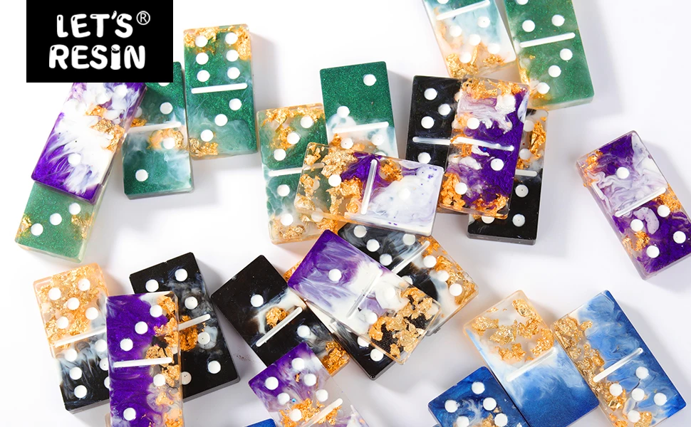 let's resin domino molds double six domino molds,resin molds,silicoen molds,epoxy uv resin molds,