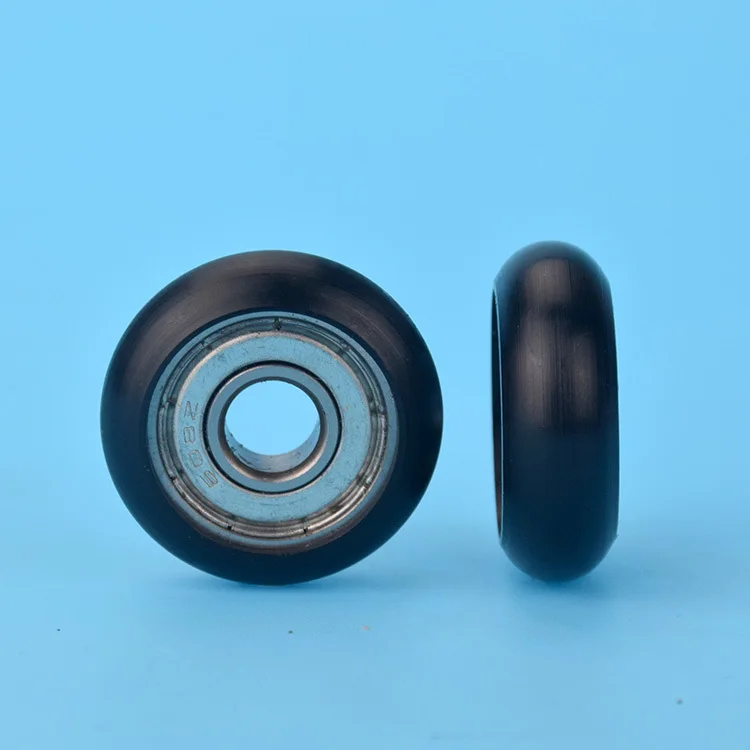 8mm 8*29*10 bearing 0829B Low Noise Slide Drawer Guide Pulley 608zz 608 Package Plastic Black Bearing Pulley 8*29*10 0829 Wheel