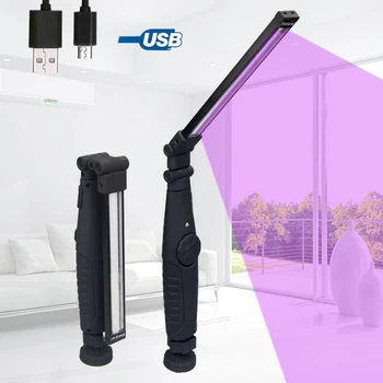 

Maganetic Foldable LED Ultraviolet UV Disinfection Lamp Rechargeable UVC Germicidal Sterilizer Disinfection Bactericidal Lights