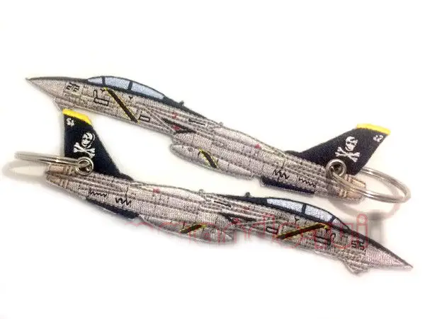 VF-103 Jolly Rogers Fighter F-14 TOMCAT remove Before Flight вышитый брелок для ключей брелок Подвески мужской багаж бирки подарок
